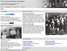 Tablet Screenshot of gormangenealogy.com
